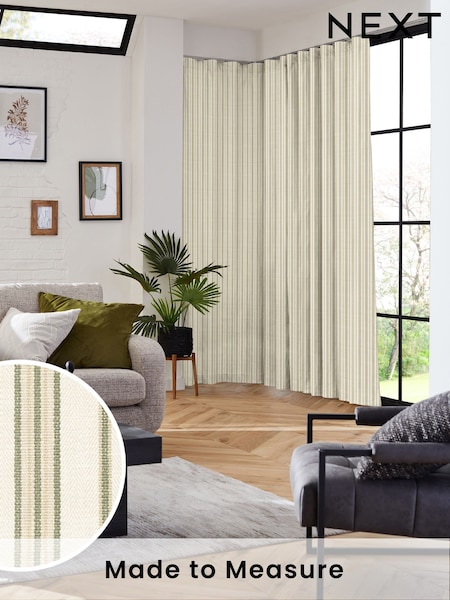 Sage Green Multa Made to Measure Curtains (AW4539) | £109