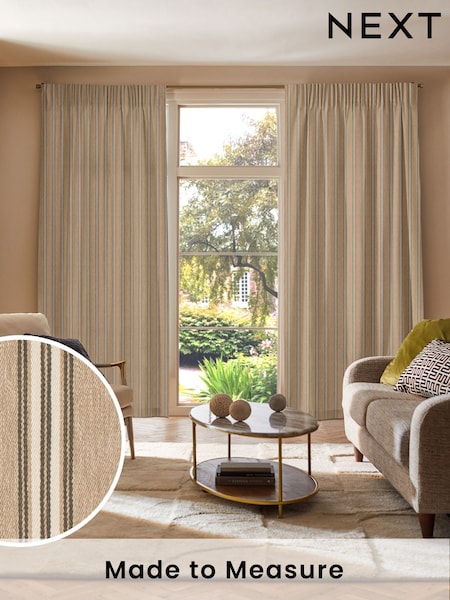 Natural Fawn Meliora Made to Measure Curtains (AW4548) | £109