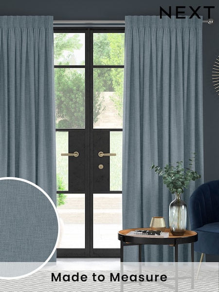 Danube Blue Viam Made to Measure Curtains (AW4549) | £109