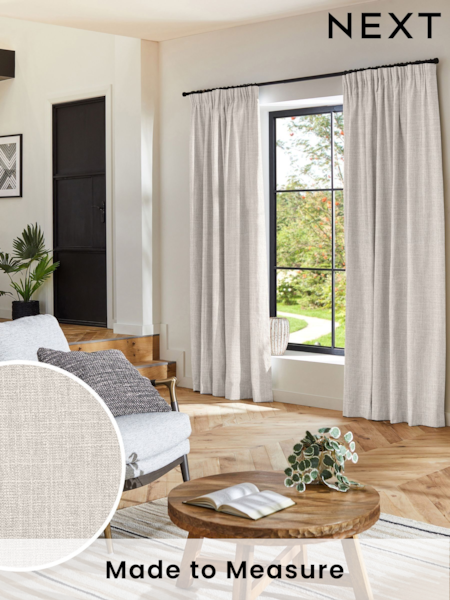 Ivory Cream Viam Made to Measure Curtains (AW4551) | £109