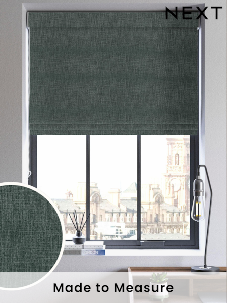 Emerald Green Viam Made to Measure Roman Blind (AW4586) | £84