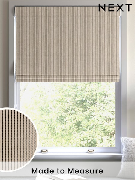 Charcoal Grey Coil Made to Measure Roman Blind (AW4590) | £84
