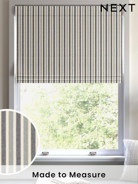 Denim Blue Dendi Made to Measure Roman Blind (AW4592) | £79