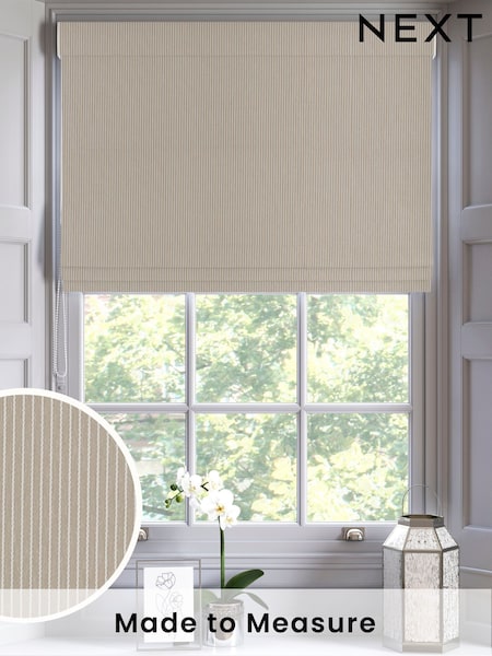Fawn Natural Coil Made to Measure Roman Blind (AW4594) | £84
