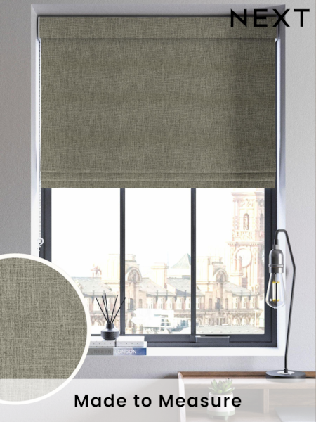 Olive Green Viam Made to Measure Roman Blind (AW4597) | £84