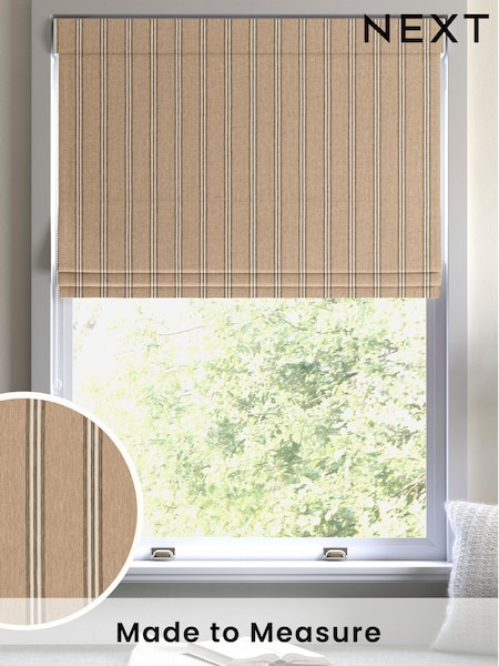 Fawn Natural Meliora Made to Measure Roman Blind (AW4598) | £84