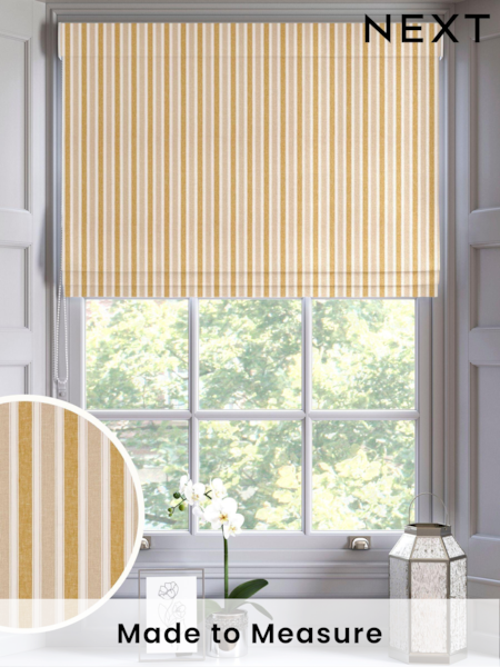 Pollen Yellow Dendi Made to Measure Roman Blind (AW4600) | £79