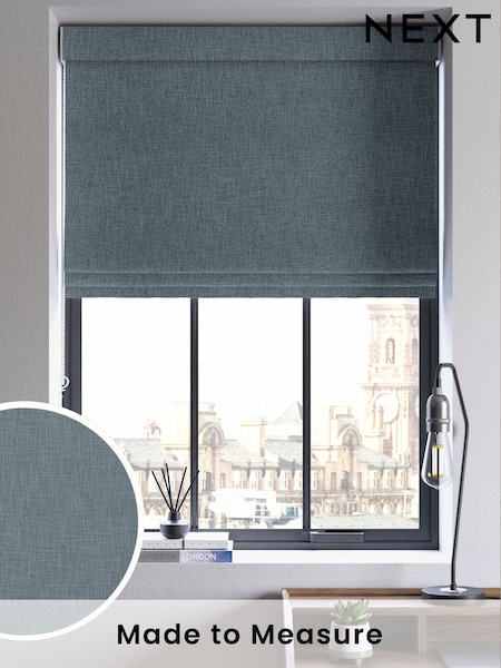 Danube Blue Viam Made to Measure Roman Blind (AW4602) | £84