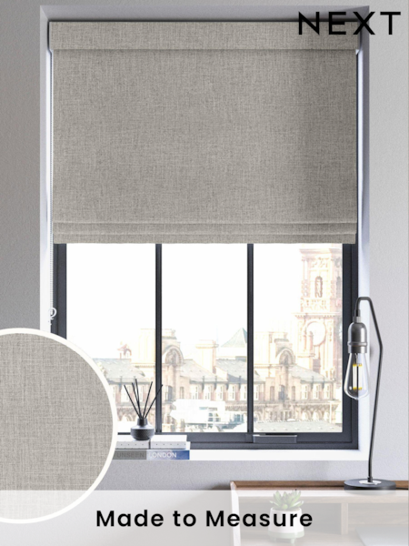 Dove Grey Viam Made to Measure Roman Blind (AW4603) | £84