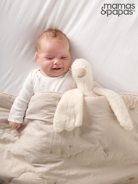 Mamas & Papas Cream Welcome to the World Duckling Soft Toy (AW4658) | £22
