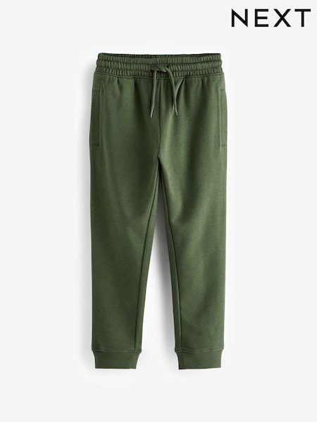 Khaki Green Slim Fit Basic Joggers (3-16yrs) (AW4713) | £7 - £12