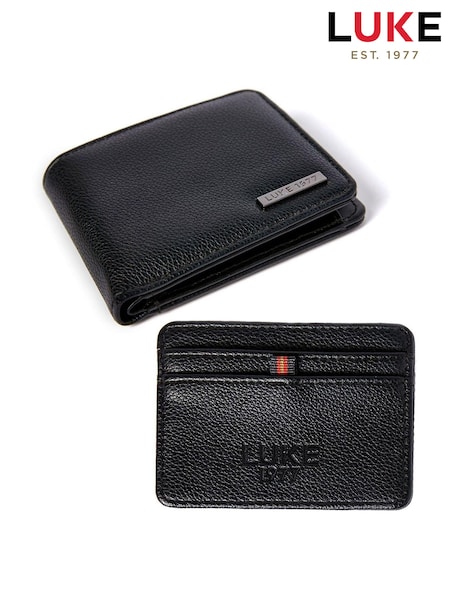 Luke 1977 Black Dover Wallet And Card Holder (AW4730) | £60