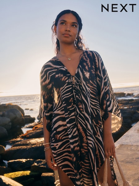 Animal 100% Cotton Textured Beach Cover-Up (AW5040) | £34