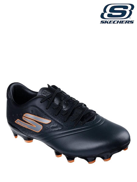 Skechers Black Razor Gold Firm Ground Football Boots (AW5078) | £90