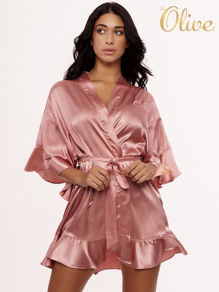 Le Olive Personalized Ruffle Kimono (AW5126) | £59