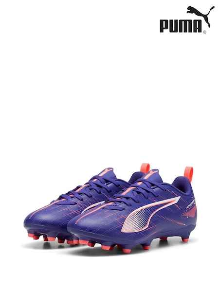 Puma Blue Boys ULTRA 5 PLAY FG/AG Football Boots (AW5150) | £40