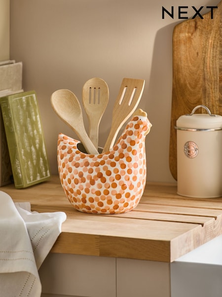 Orange Chicken Utensil Pot (AW5178) | £25