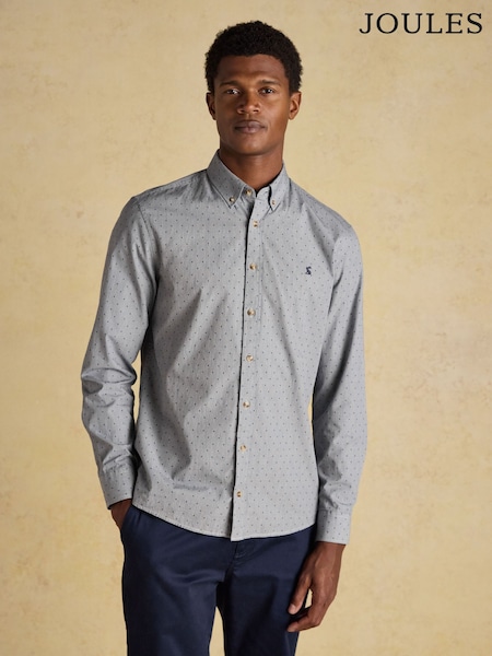 Blue Long SleeveTexture Shirt (AW5570) | £49.50
