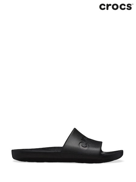 Crocs Black Slide Sandals (AW5594) | £25