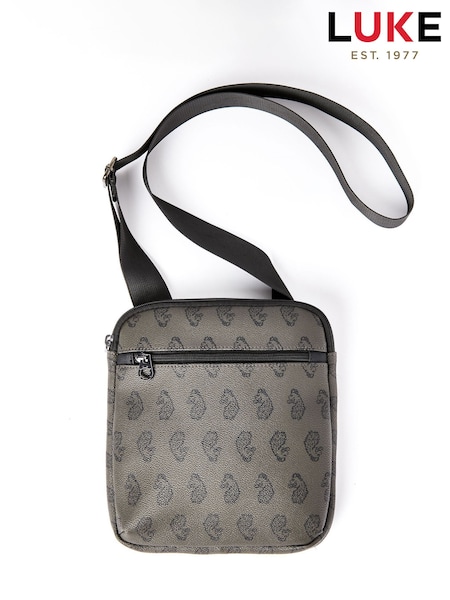 Luke 1977 Beesleycross Body Grey Bag (AW5667) | £40