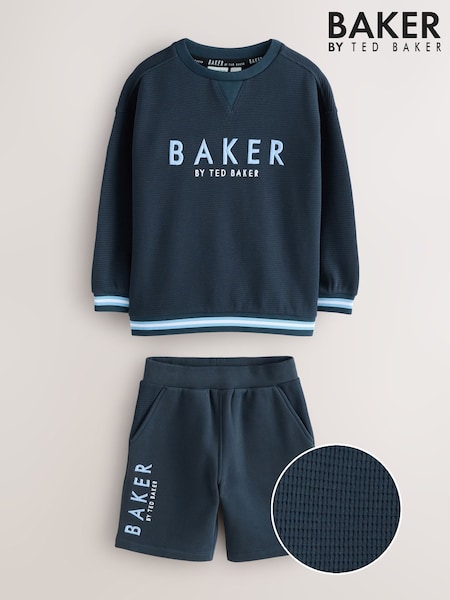 Baker by Ted Baker Textured Sweatshirt and Short Set (AW5837) | £35 - £42