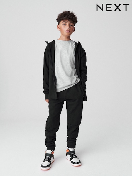 New Black Tech Sportswear Hoodie & Joggers Set (3-16yrs) (AW6205) | £30 - £40