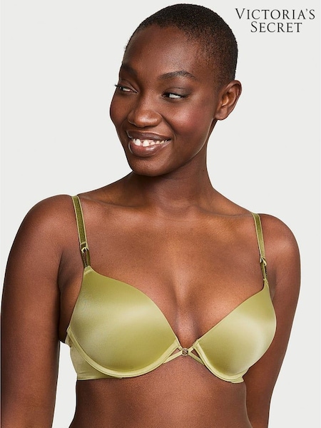 Victoria's Secret Moss Green Add 2 Cups Push Up Bombshell Bra (AW6355) | £45