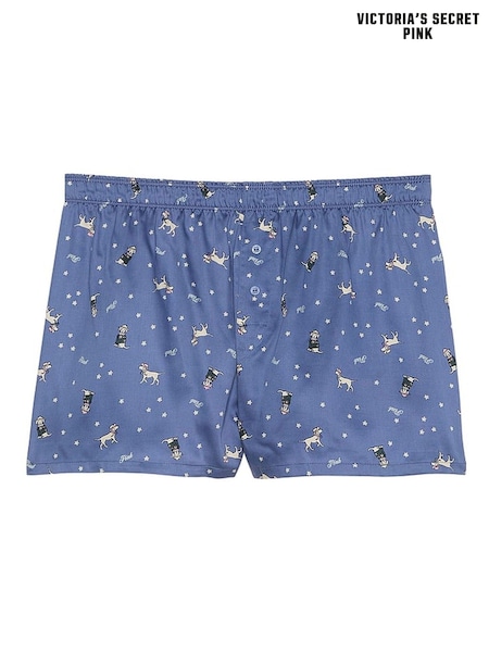 Victoria's Secret PINK Dusty Iris Blue Short Pyjama Bottoms (AW6359) | £25