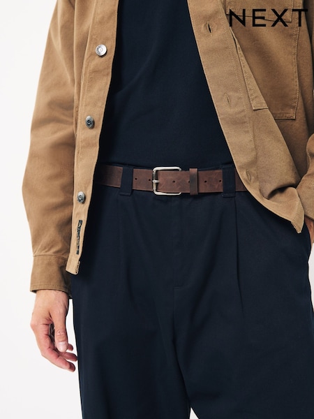 Brown Casual Leather Belt (AW6384) | £24