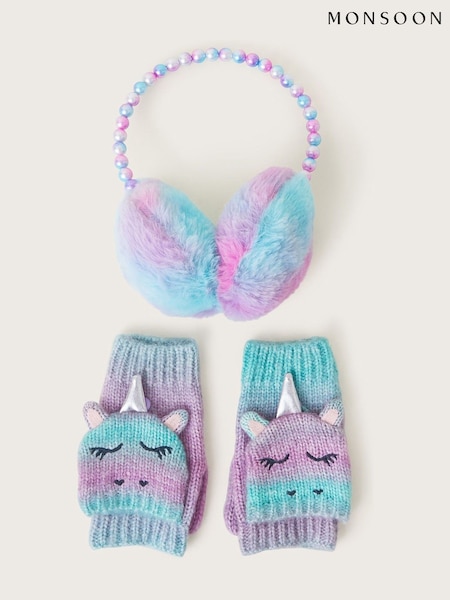 Monsoon Purple Baby Winter Accessories (AW6771) | £25 - £26
