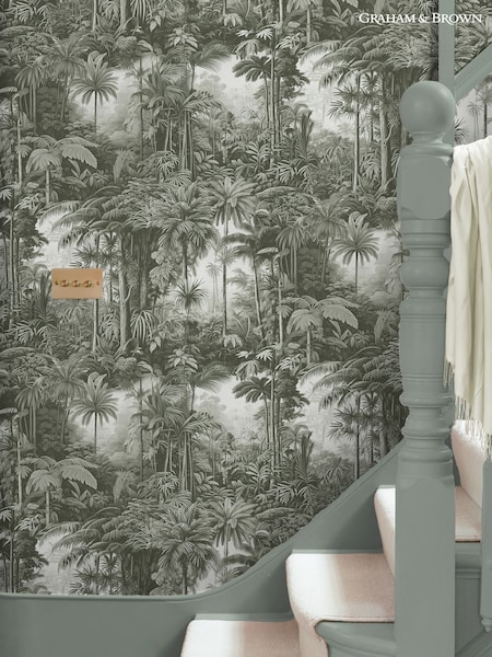 Graham & Brown Black/White Benmore Ridge A4 Wallpaper Sample (AW6846) | £1