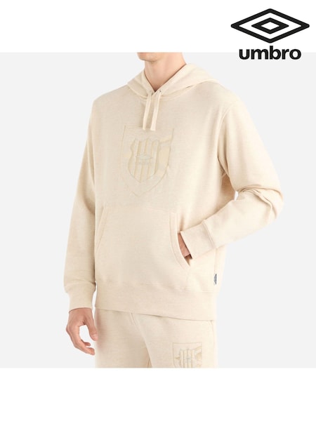 Umbro Cream Crest Hoodie (AW7278) | £60