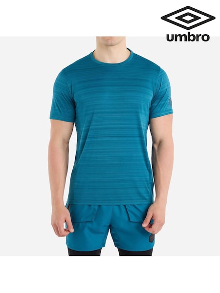 Umbro Green Pro Training Marl Poly T-Shirt (AW7335) | £26