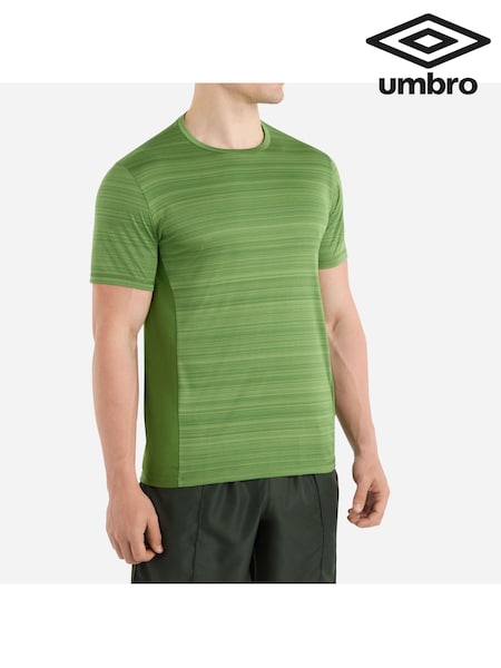 Umbro Green Pro Training Marl Poly T-Shirt (AW7338) | £26