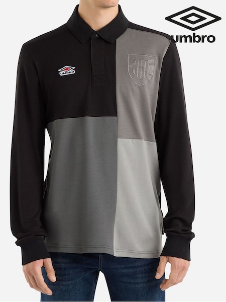 Umbro Black 100% Cotton Rugby Jersey (AW7369) | £60