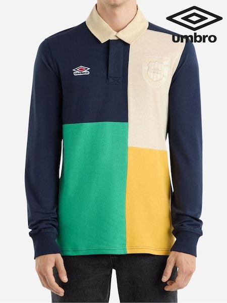 Umbro Blue 100% Cotton Rugby Jersey (AW7382) | £60