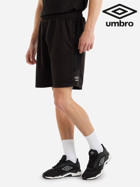 Umbro Black Sportswear Poly Shorts (AW7393) | £25