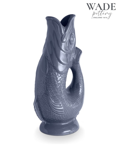 Wade Grey Large Original Gurgle Fish Vase Jug (AW7436) | £45