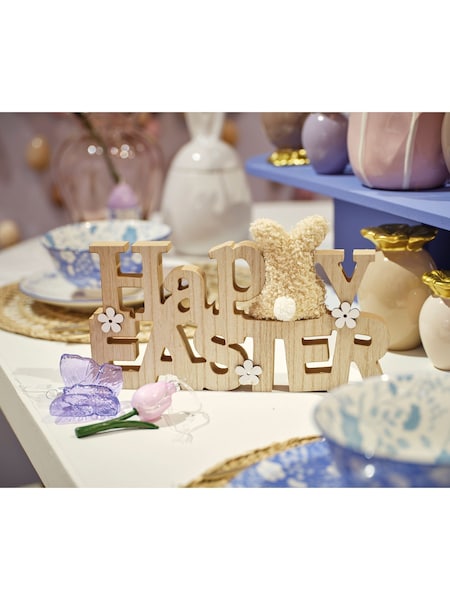 Decoris Brown Happy Easter Ornament (AW7734) | £12