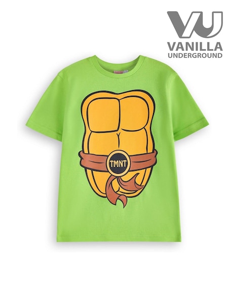 Vanilla Underground Green Boys Teenage Mutant Ninja Turtles Cosplay 100% Cotton T-Shirt (AW7872) | £14