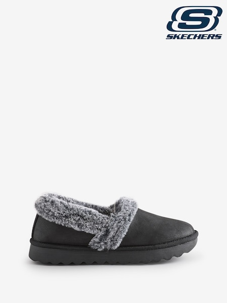 Skechers Black Cosy Up Slippers (AW8021) | £39