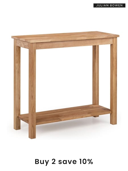 Julian Bowen Oak Coxmoor Console Table (AW8178) | £180