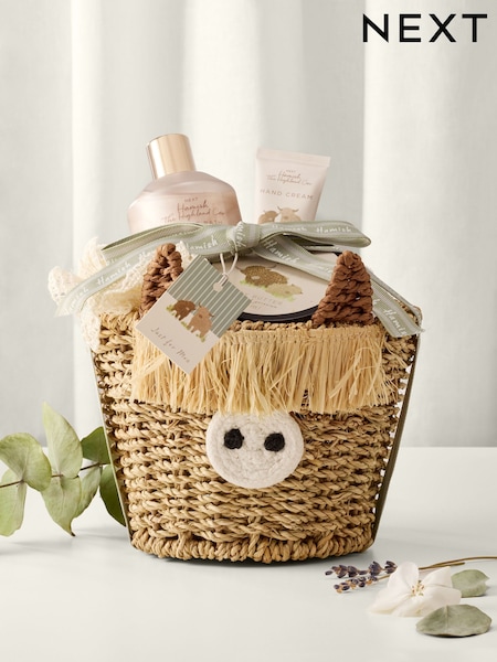 Hamish the Highland Cow Bath & Body Gift Basket (AW8372) | £30