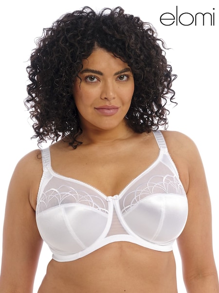 Elomi Cate Underwired White Bra (AW8441) | £0