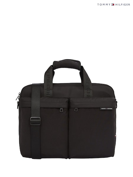 Tommy Hilfiger Black Laptop Bag (AW8470) | £110