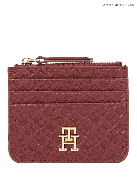 Tommy Hilfiger Red Monogram Card Holder (AW8499) | £50