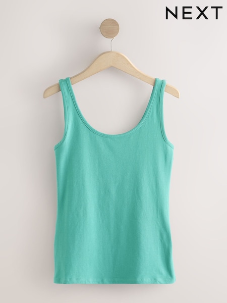 Oil Blue Thick Strap Vest (AW8513) | £7