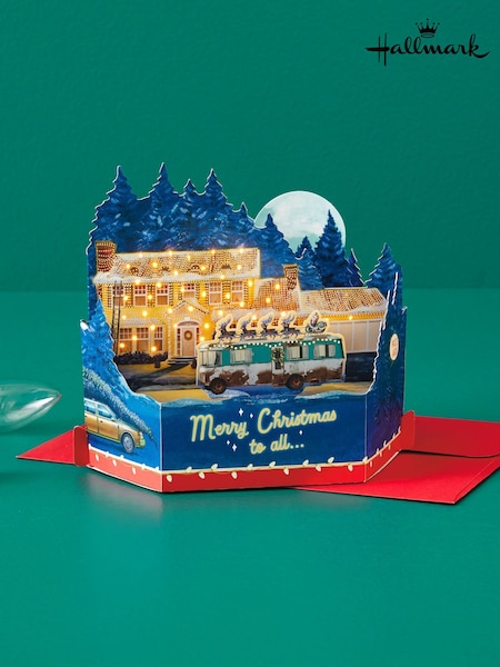 Hallmark Music and Lights 3D National Lampoons Christmas Card (AW8623) | £8.50