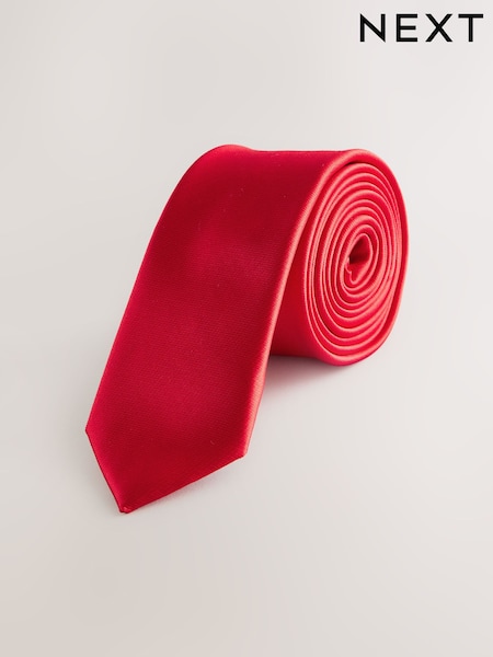 Red Tie (1-16yrs) (AW8711) | £9