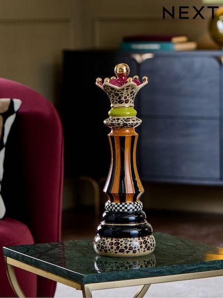 Multicolour Extra Large Ceramic King Chess Piece Ornament (AW8772) | £45